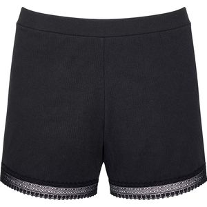 Sloggi dames GO Ribbed Short - Zwart