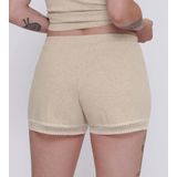 Sloggi - GO Ribbed Short - Katoenen Slaapshort - Zwart