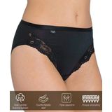 Sloggi - Romance Maxi - Kanten Dames Taille Slip - Roze - Katoen/Microvezel