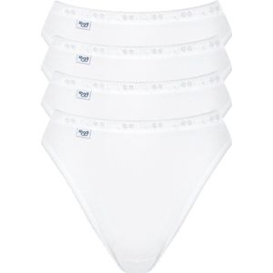 Sloggi - Basic Tai Slips - 4-Pack - Wit - 95% Katoen, 5% Elastaan