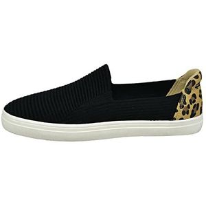 BAGATT Damesslipper, zwart/dierenprint, 36 EU, Black Animal Print, 36 EU