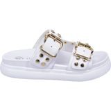 Bugatti - Dalia - Slippers - Wit - Synthetisch - Casual