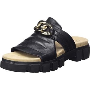 bugatti Mary platte sandalen voor dames, zwart, 38 EU