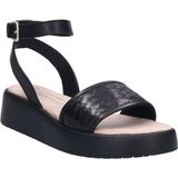 Bugatti - Sandalen - Zwart - Leer - Textiel Voering - Ethyleenvinylacetaat Zool