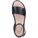 Bugatti - Sandalen - Zwart - Leer - Textiel Voering - Ethyleenvinylacetaat Zool