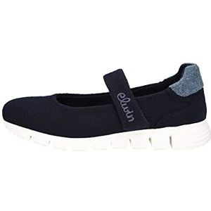 Elwin Shoes Karma sneakers voor dames, donkerblauw., 38 EU