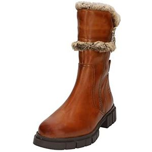 Enkellaarsjes - Effen - Leer - Gevoerd - Ritssluiting - Blokhak