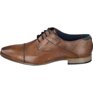 bugatti Heren Mattia Lace Shoe, Cognac, 39 EU, cognac, 39 EU