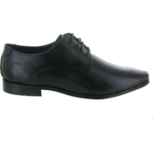 bugatti - Derby - Leren Schoen - Zwart - 47 EU