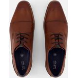 Bugatti - Derby - Lage Schoen - Cognac - Leer - Handafwerking