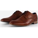 Bugatti - Derby - Lage Schoen - Cognac - Leer - Handafwerking