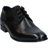 bugatti - Derby - Lage Schoen - Zwart - Gemaakt van Leer