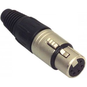 Neutrik X-series NC5FX soldeerbare 5pin XLR connector vrouwelijk