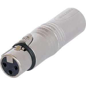 Neutrik NA3FM XLR (m) - XLR (v) adapter / poortbeschermer
