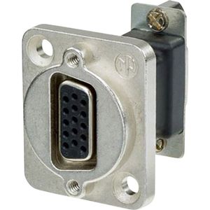 Neutrik - D-SUB Doorvoer - Kabels + Stekkers - Zilver