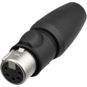 NC5FX1-TOP-14 XLR-Steckverbinder Kupplung, gerade Polzahl: 5 Schwarz 1 St. - Neutrik