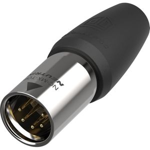 Neutrik - NC5MX1-TOP-14 XLR-Steckverbinder Stecker, gerade Polzahl: 5 Schwarz 1 St.