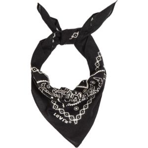 Levi's paisley bandana heren Doek (1-Pack), Schwarz (Noir Regular Black), One Size