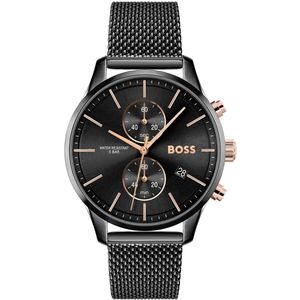 BOSS - HB1513811 - Chronograaf Horloge - Zwart - Roestvrijstaal