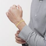 Tommy Hilfiger Sieraden Heren Leren Armband Zwart - 279033 - Eén Maa - Roestvrij Staa
