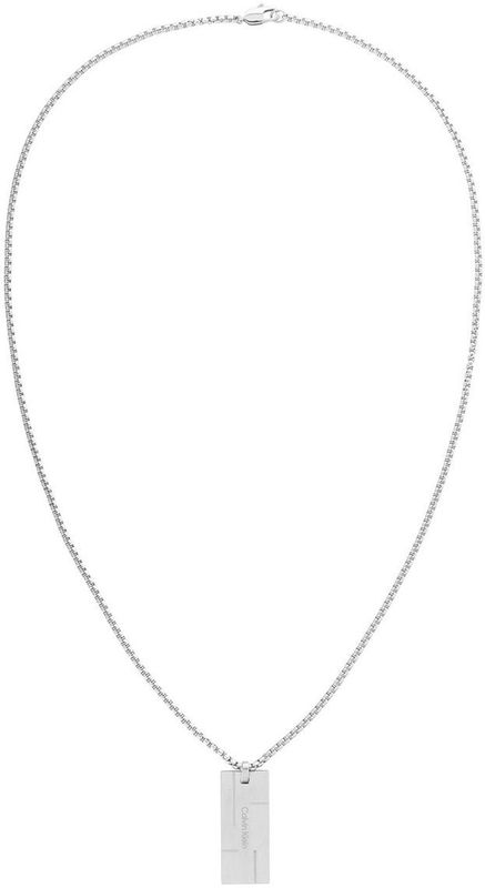 CALVIN KLEIN - Venetiaanse Ketting - Roestvrij Staal - Niet Afneembare Hanger