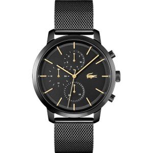Lacoste Multifunktionsuhr »REPLAY«, Quarzuhr, Armbanduhr, Herrenuhr, Datum, Edelstahlarmband