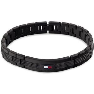 Tommy Hilfiger - TJ2790420 - Armband - Zwart - Staal - 12 mm breed