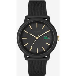 Lacoste Quarzuhr »LACOSTE.12.12«, Armbanduhr, Herrenuhr, Mineralglas, Silikonarmband