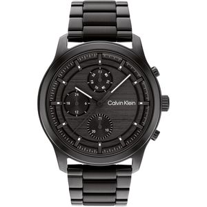 Dames horloge zwarte wijzerplaat Calvin Klein horloge kopen