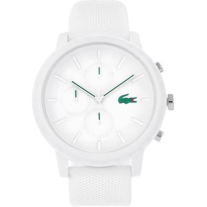 Lacoste Chronograph »LACOSTE.12.12 CHRONO«, Quarzuhr, Armbanduhr, Herrenuhr, Stoppfunktion, Silikonarmband