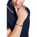 Tommy Hilfiger TJ2790482 Heren Armband - Leren armband - Sieraad - Leer - Bruin - 19 cm lang