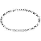 BOSS - Chain For Him - Armband - Zilverkleurig - Staal