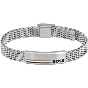 BOSS - ALEN - Armband - Zilverkleurig - Staal - 20 cm