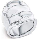 Calvin Klein - Elemental Ring - Roestvrij Staal - Organisch Ontwerp