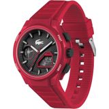Lacoste Quarzuhr »LC33«, Armbanduhr, Herrenuhr, Silikonarmband, analog, digital