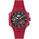 Lacoste Quarzuhr »LC33«, Armbanduhr, Herrenuhr, Silikonarmband, analog, digital