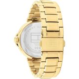 Tommy Hilfiger Multifunctioneel analoog kwartshorloge voor dames met goudkleurige roestvrijstalen armband - 1782755, groen, Groen