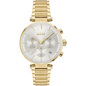 BOSS Majesty Sport Qtz multifunctioneel dameshorloge, zilver., Klassiek