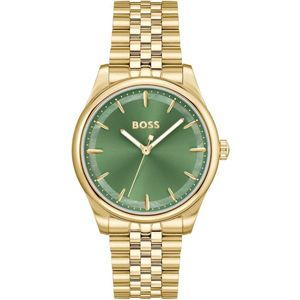 Dames Groen Staal Rond Quartz Horloges kopen? Korting