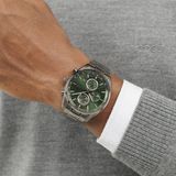 BOSS Chronograph »GRAND PRIX 44«, Quarzuhr, Armbanduhr, Herrenuhr, Edelstahlarmband, analog, Tag