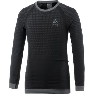 Odlo - Shirt L/S Crew Neck Evolution Warm - Thermoshirt - Zwart - Polyester/Elastaan