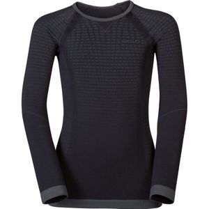 Odlo - Performance Warm - T-shirt - Zwart - Materiaal: Naadloos
