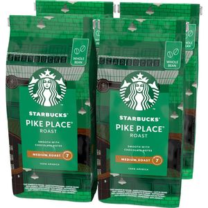 Starbucks Pike Place Medium Roast koffiebonen - 4 zakken à 450 gram
