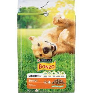 3x Bonzo Senior Kip - Groenten 3 kg