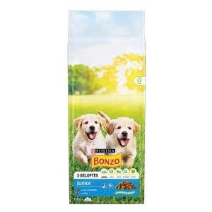 Bonzo Droog Junior - Hondenvoer Droogvoer - Kip, Groenten & Melk - 15 kg