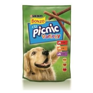 Purina Bonzo (Friskies) Picnic Variety hondensnacks (100 gr)