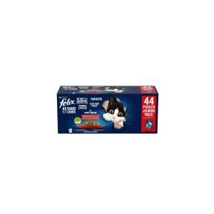 Felix Elke Dag Feest Countryside Selectie - Kattenvoer Natvoer - Rund Kip Eend & Lam - 44 x 85 g