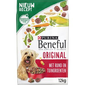 Beneful Original - Hondenvoer - Rund & Tuingroenten - 12 kg