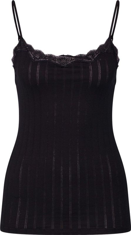 Calida - Etude Toujours - Onderhemd - Zwart - Semi-transparant