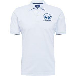La Martina - Polo Shirt - Wit - Katoen - Korte Mouwen
